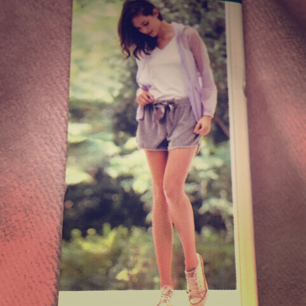 Velour shorts